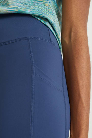 Damen - Radlerhose - Compressive - dunkelblau