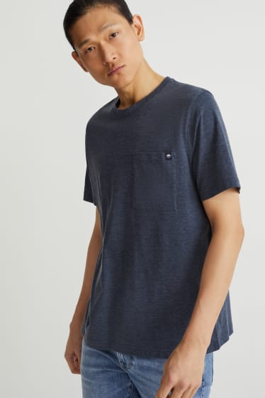 Hommes - T-shirt - bleu foncé