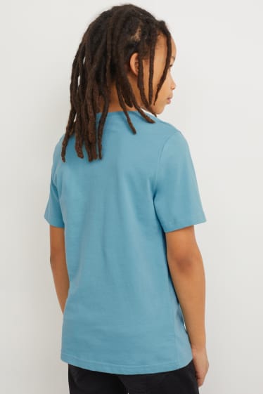 Copii - Multipack 4 buc. - tricou cu mânecă scurtă - albastru