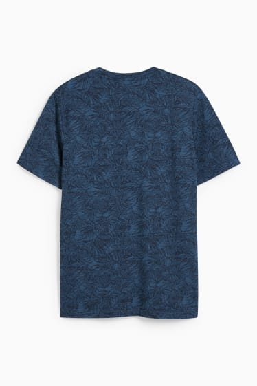 Heren - T-shirt - donkerblauw