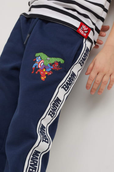 Enfants - Marvel - pantalon de jogging - bleu foncé