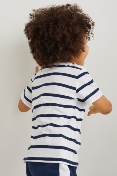 Enfants garçons - Lot de 3 - Pat’ Patrouille - T-shirts - bleu foncé
