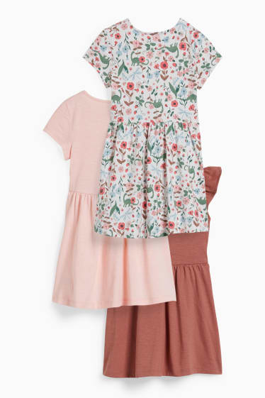 Children Girls - Multipack of 3 - dress - brown