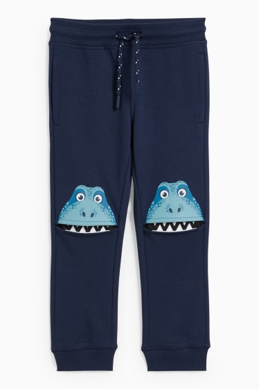 Enfants garçons - Dinosaures - pantalon de jogging - bleu foncé