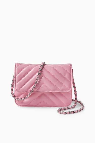 Femmes - CLOCKHOUSE - petit sac à bandoulière - synthétique - rose