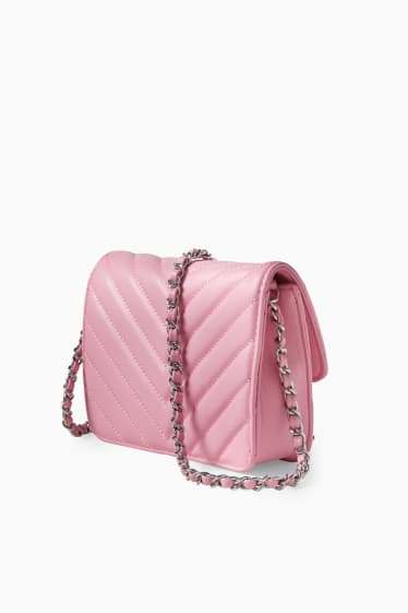 Femmes - CLOCKHOUSE - petit sac à bandoulière - synthétique - rose