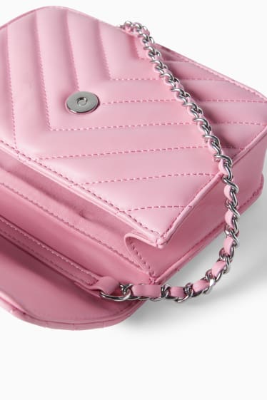 Femmes - CLOCKHOUSE - petit sac à bandoulière - synthétique - rose