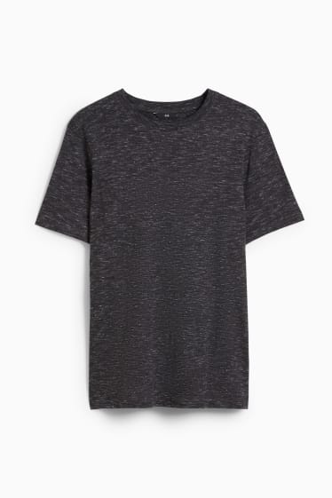 Uomo - T-shirt - grigio scuro-melange