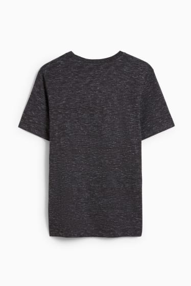 Uomo - T-shirt - grigio scuro-melange