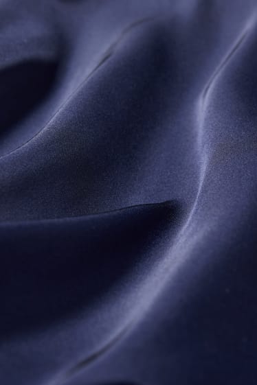 Damen - Fit & Flare Kleid - dunkelblau