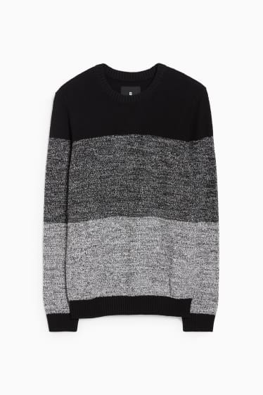 Herren - CLOCKHOUSE - Pullover - schwarz / grau