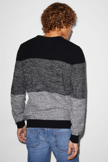 Bărbați - CLOCKHOUSE - pulover - negru / gri