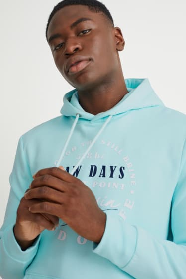 Men - Hoodie - light blue