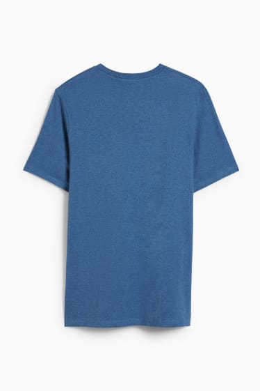 Uomo - T-shirt - blu scuro