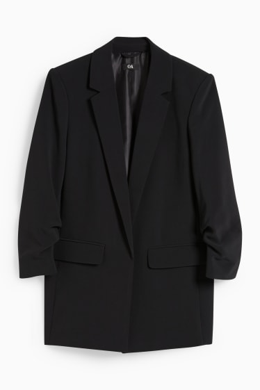 Femmes - Blazer - relaxed fit - noir