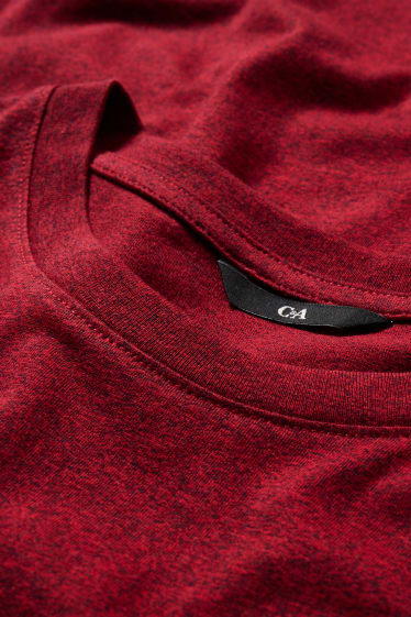 Hommes - T-shirt - rouge foncé