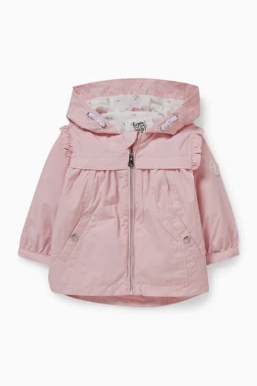 Baby: meisjes - Babyjasje met capuchon - roze