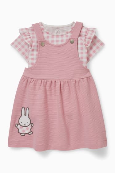 Bebés niñas - Miffy - conjunto para bebé - 2 piezas - rosa