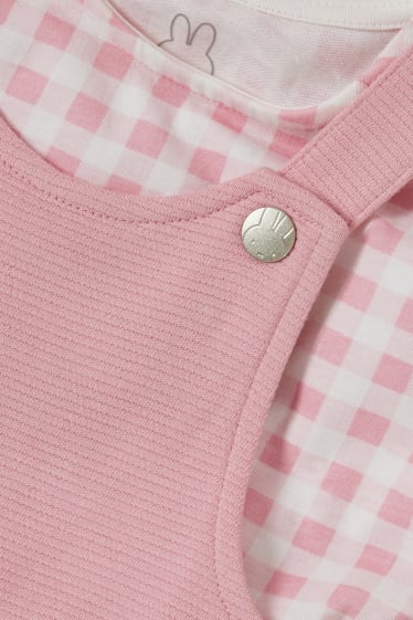 Bebés niñas - Miffy - conjunto para bebé - 2 piezas - rosa