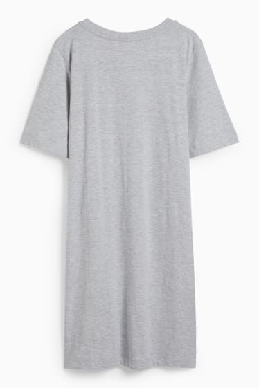 Femmes - Haut long - gris clair chiné