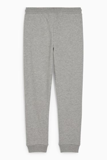 Enfants garçons - Pantalon de jogging - gris clair chiné