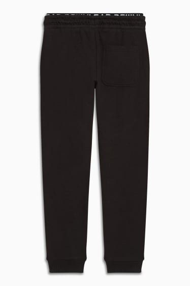 Kinder Buben - Jogginghose - schwarz