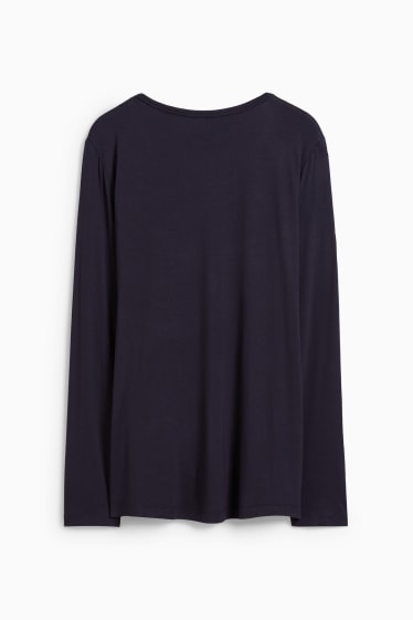 Dona - Part superior de pijama - blau fosc