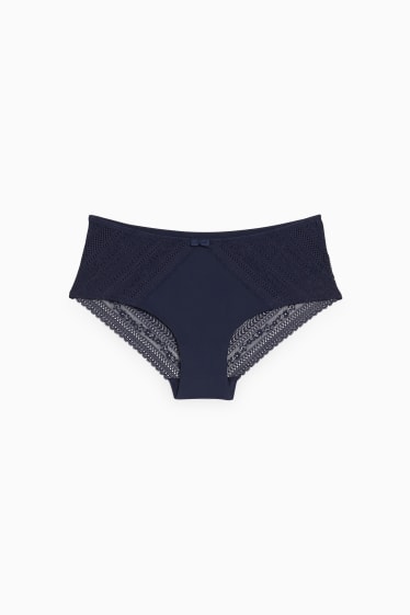 Women - Hipster briefs - LYCRA® - dark blue