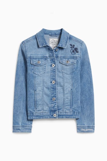 Kinder Mädchen - Jeansjacke - helljeansblau