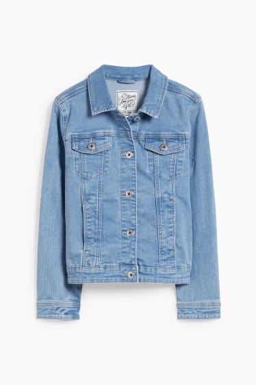 Kinder Mädchen - Jeansjacke - helljeansblau