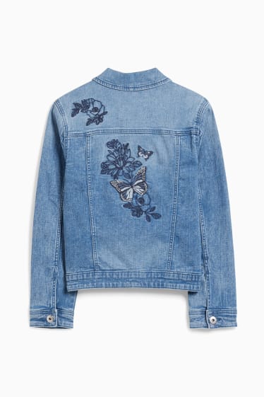 Kinder Mädchen - Jeansjacke - helljeansblau