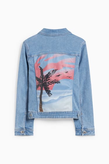 Kinder Mädchen - Jeansjacke - helljeansblau