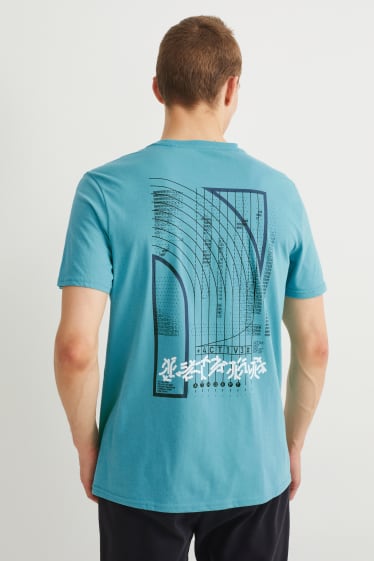 Hommes - Haut de sport  - turquoise