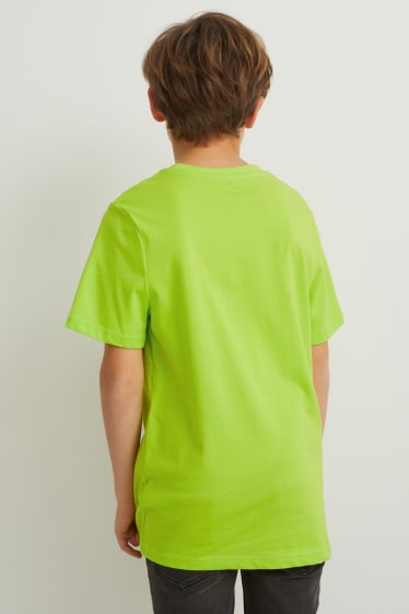 Enfants garçons - Lot de 2 - T-shirt - vert clair