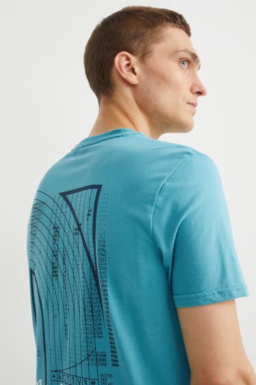 Hommes - Haut de sport  - turquoise