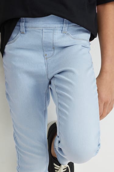 Dětské - Jegging jeans - džíny - světle modré