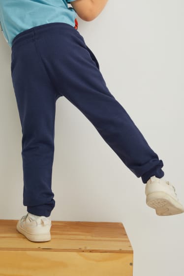 Enfants garçons - Dinosaures - pantalon de jogging - bleu foncé
