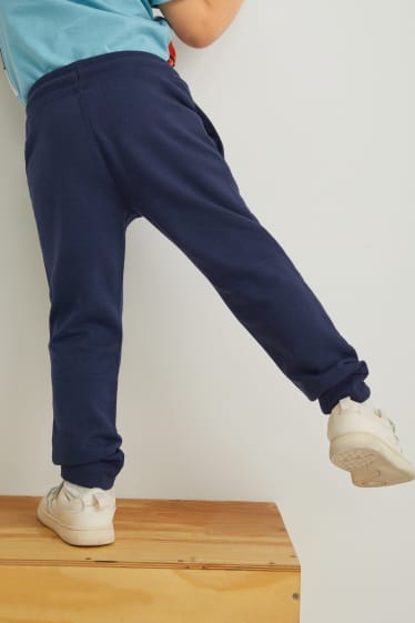 Bambini - Dinosauro - pantaloni sportivi - blu scuro