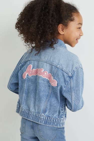 Kinder Mädchen - Jeansjacke - helljeansblau
