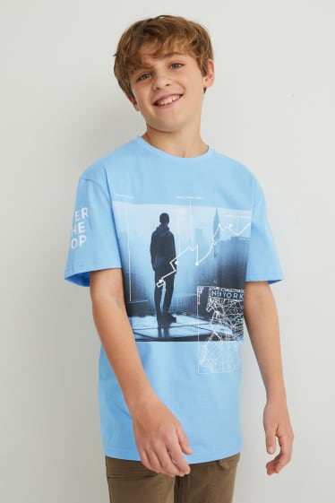 Kinderen - T-shirt - lichtblauw