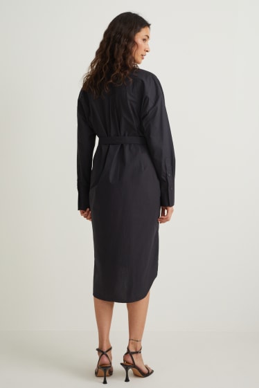 Women - Shirt dress - black