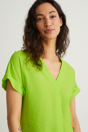 Dames - Blouse - lichtgroen