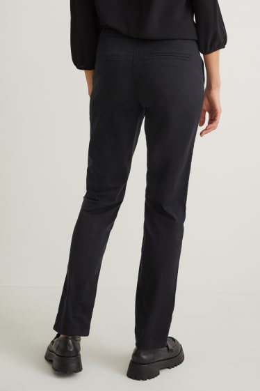 Femmes - Chino - mid waist - noir