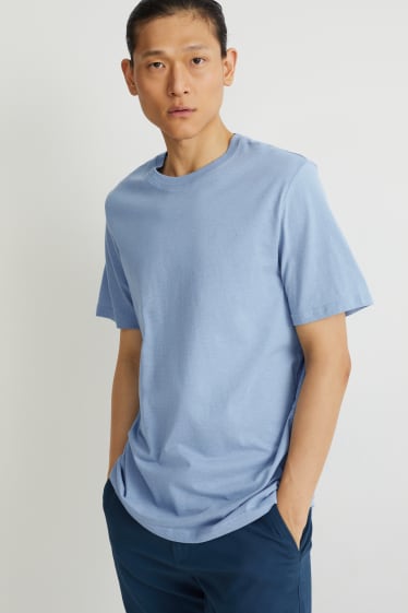 Uomo - T-shirt - azzurro