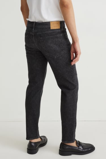 Bărbați - Slim jeans - cu fibre de cânepă - LYCRA® - denim-gri închis