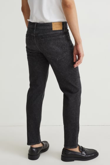 Hombre - Slim jeans - con fibras de cáñamo - LYCRA® - vaqueros - gris oscuro