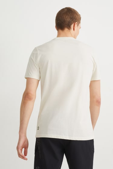 Pánské - Funkční tričko - krémově bílá