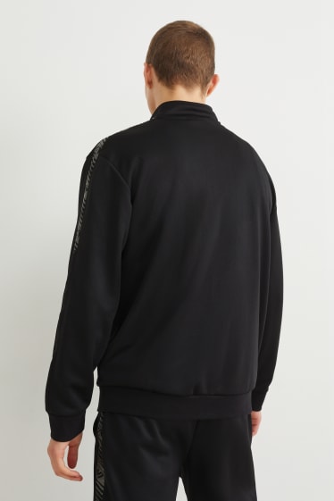 Hombre - Sudadera con cremallera - negro