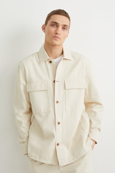 Herren - Hemd - Regular Fit - Kent - hellbeige