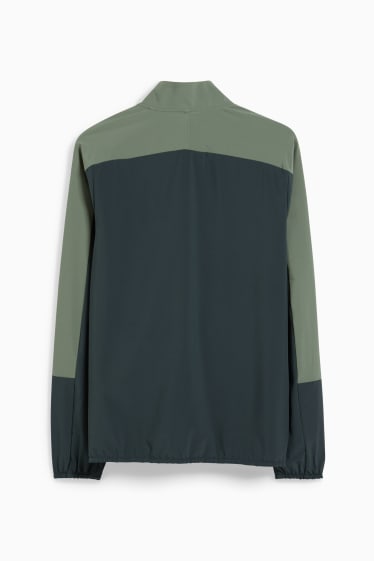 Hommes - Veste de sport - 4 Way Stretch - vert foncé